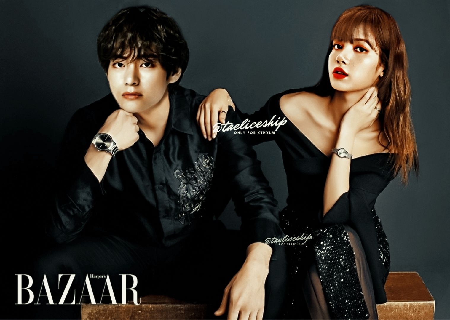 Lisa Blackpink and Taehyung BTS’s dialog