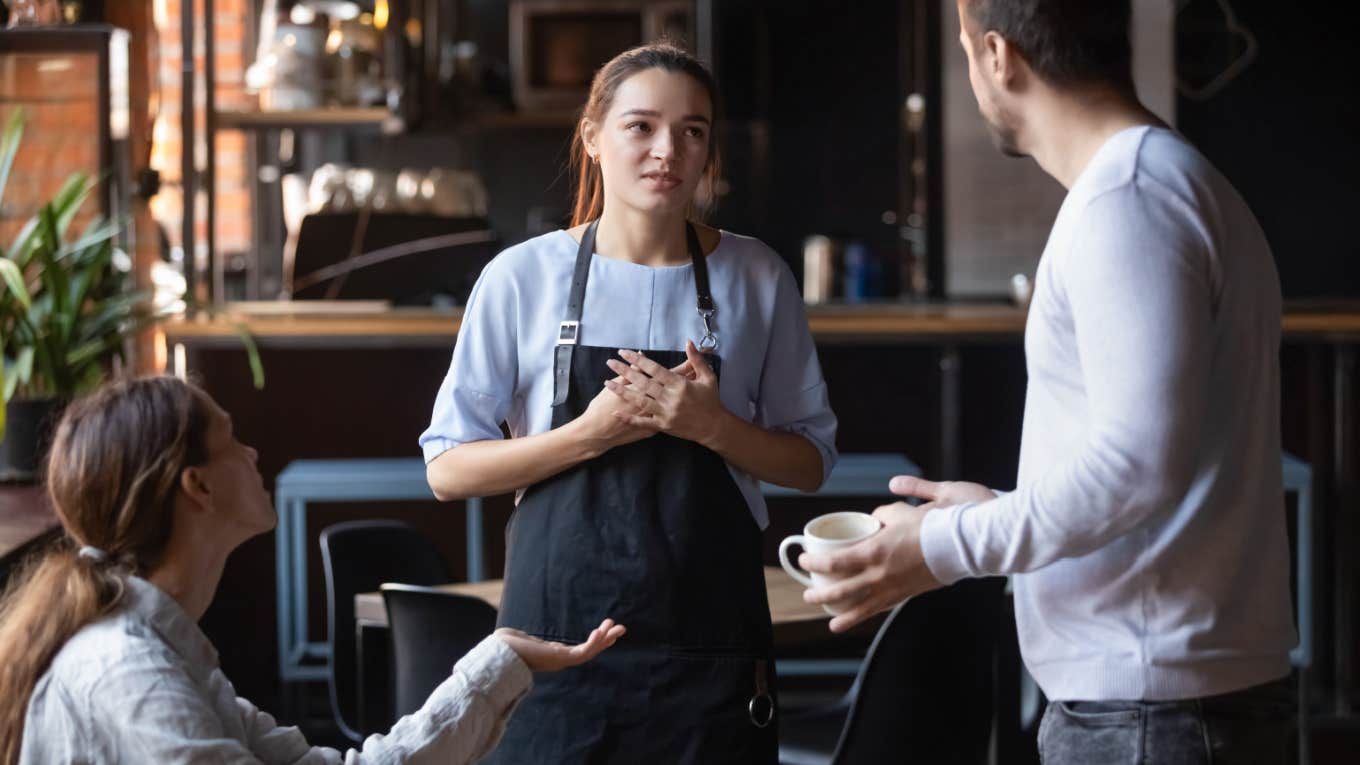 Hostess Was Lectured By A Buyer For Saying ‘You Guys’ Whereas Talking To A Desk